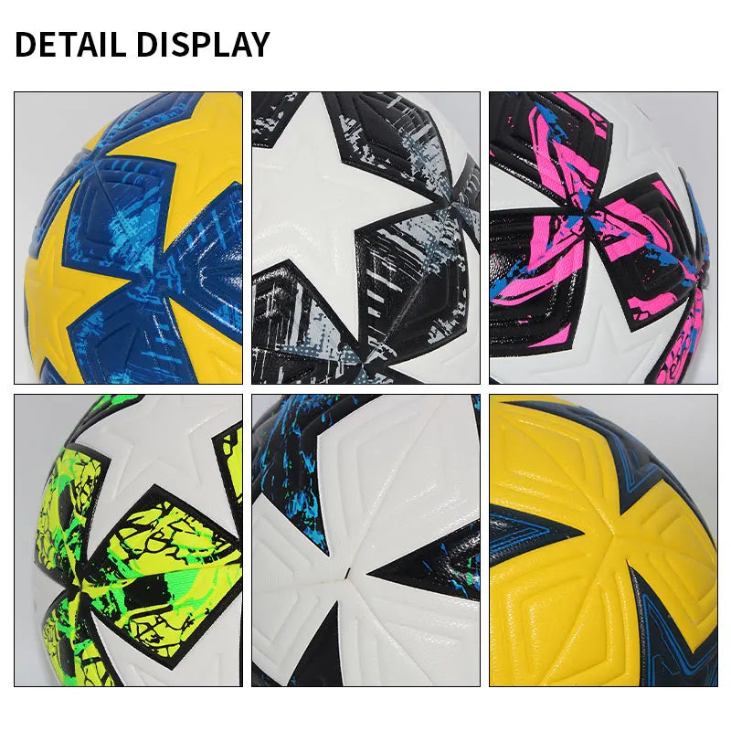 Standard Soccer Ball Professional Outdoors Sports Match Balls Training